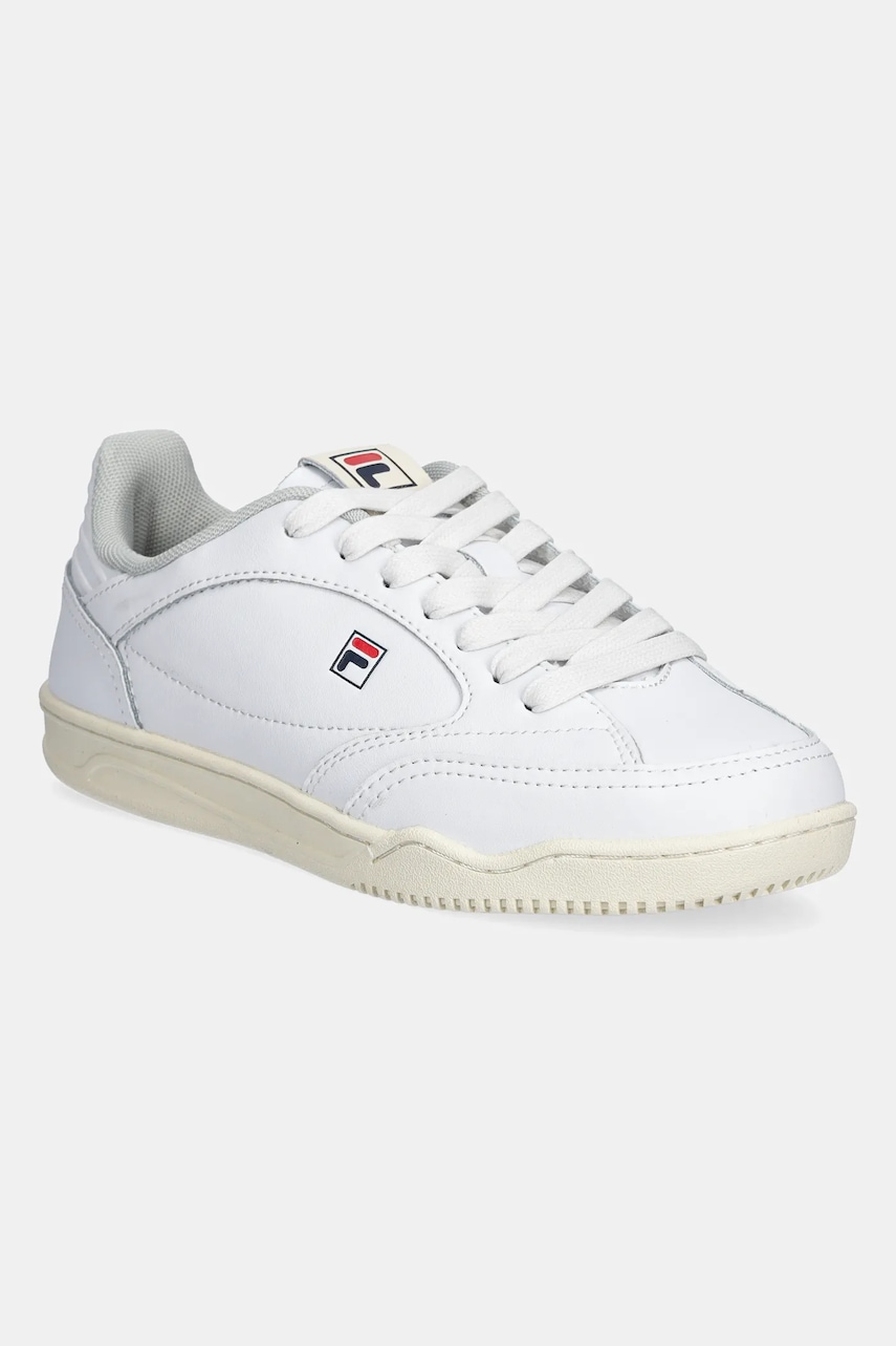 Fila sneakers din piele Slantshot femei, culoarea alb, FFW0522
