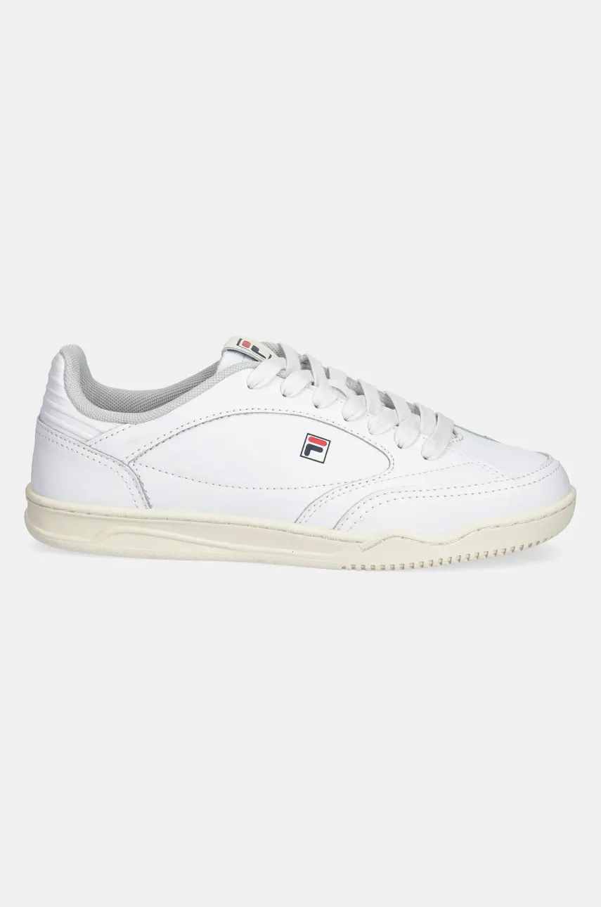 Кожаные кроссовки Fila Slantshot женские цвет белый FFW0522 Кожаные кроссовки Fila Slantshot женские цвет белый FFW0522