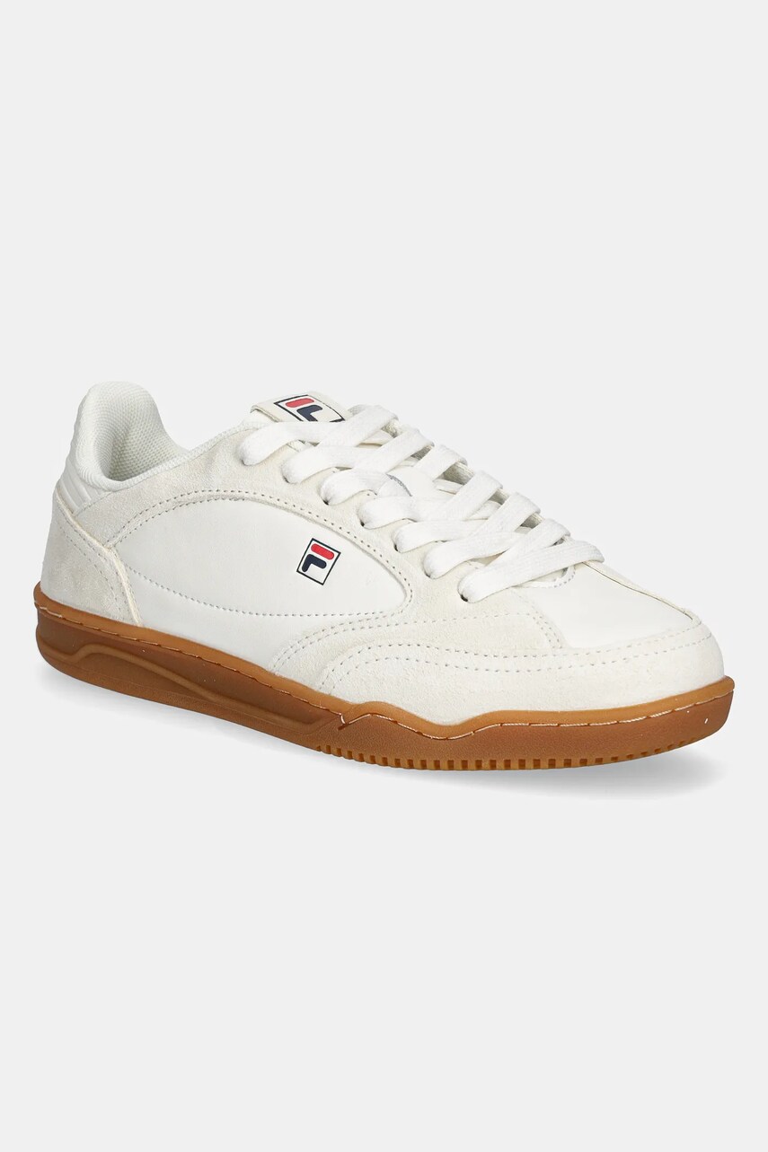 Fila sneakers din piele Slantshot femei, culoarea bej, FFW0523