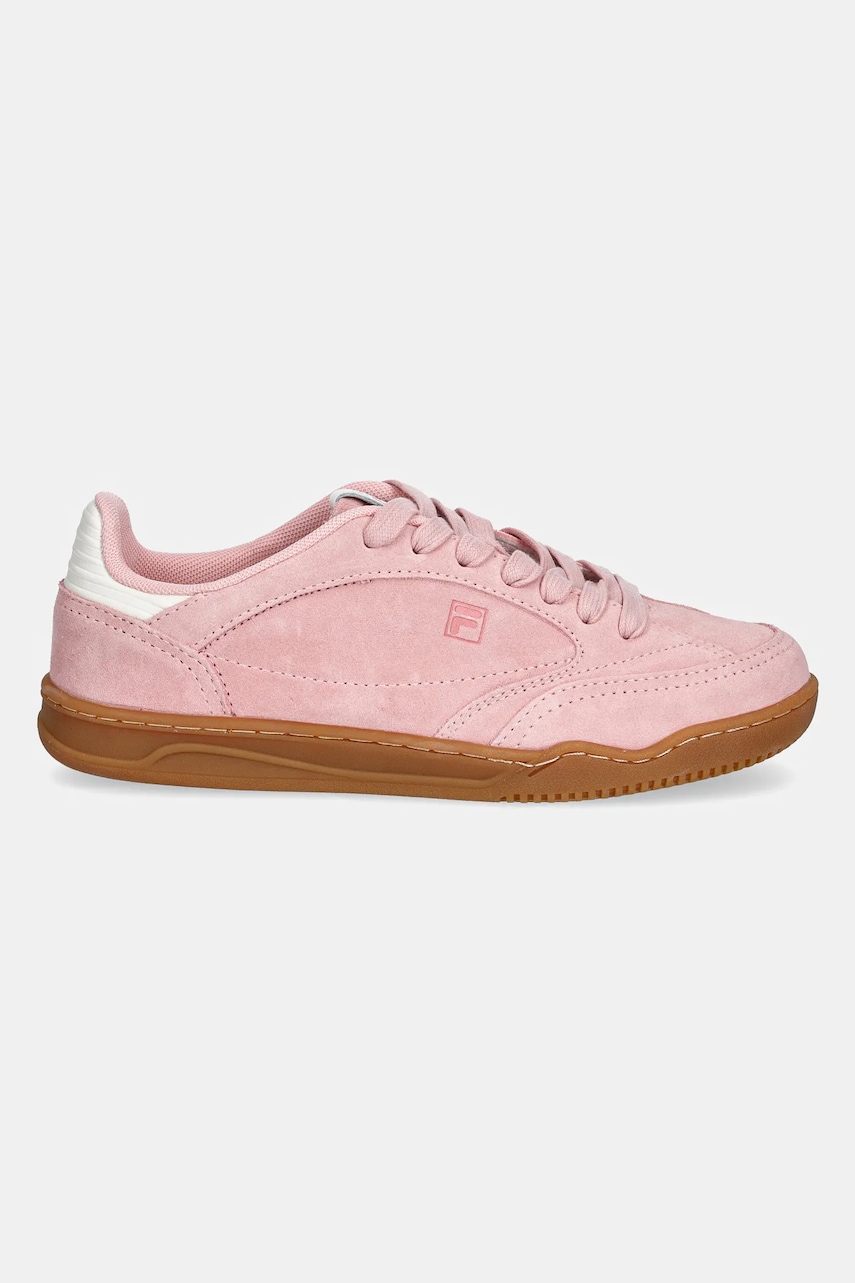 Замшевые кроссовки Fila Slantshot женские цвет розовый FFW0524 Замшевые кроссовки Fila Slantshot женские цвет розовый FFW0524