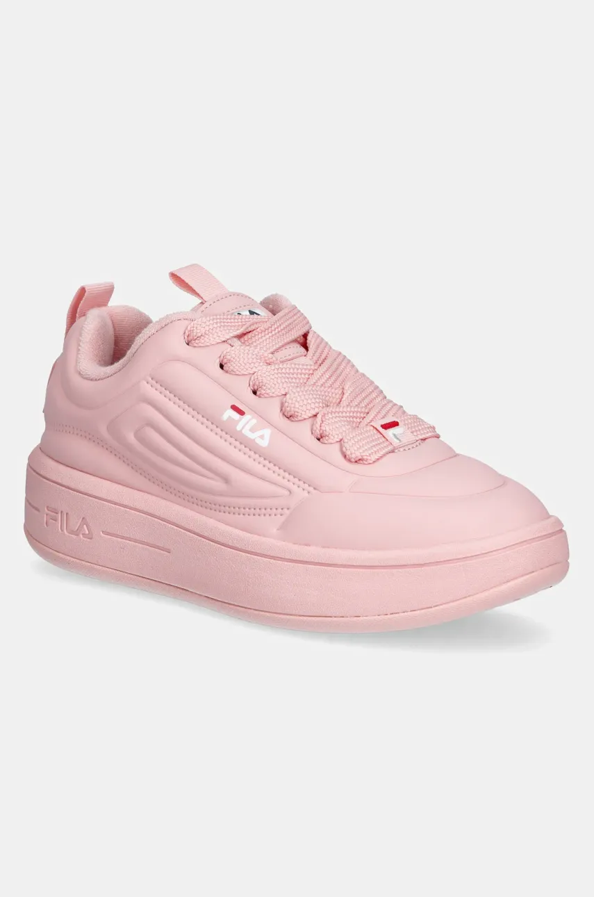 Fila sneakers Superbubble femei, culoarea roz, FFW0536