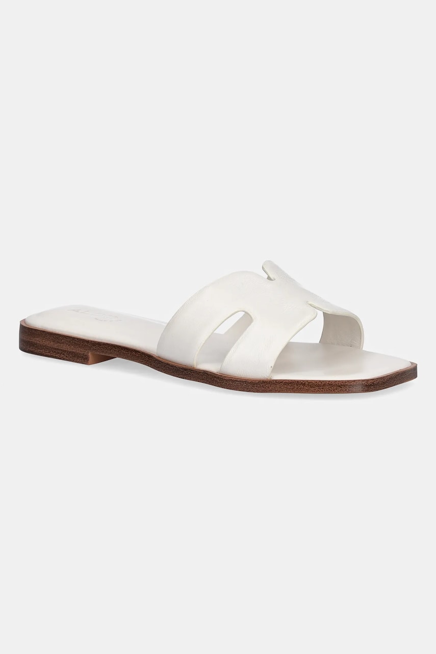 Aldo slapi de piele ITSANDAL femei, culoarea bej, 13991497 Aldo slapi de piele ITSANDAL femei, culoarea bej, 13991497