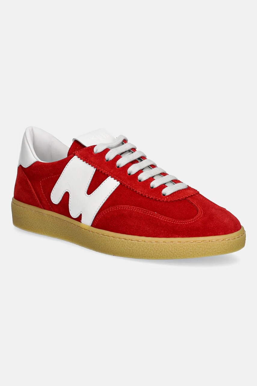 MSGM sneakers din piele intoarsă culoarea rosu, 3841MDS021