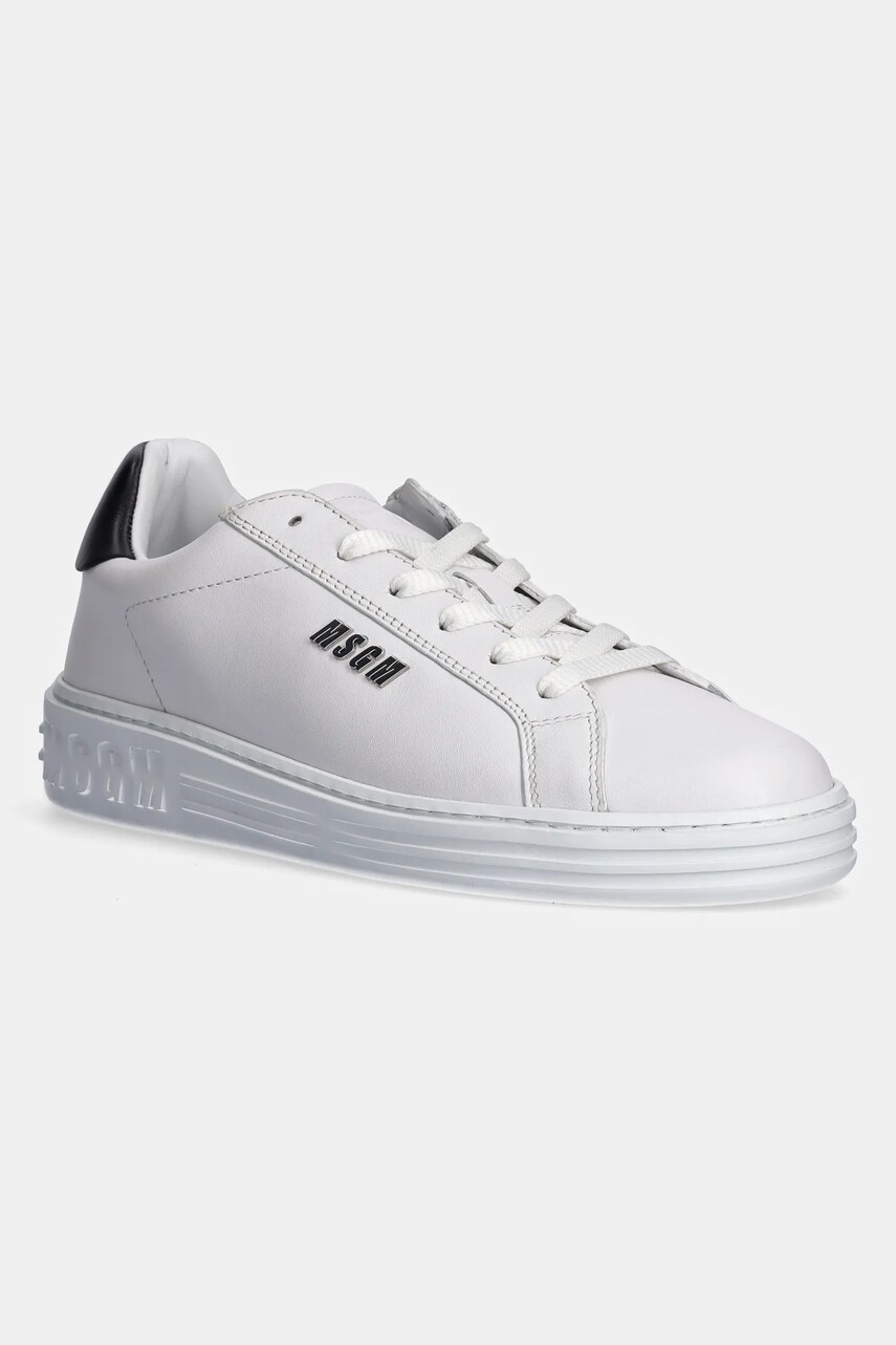 MSGM sneakers din piele culoarea alb, 3841MDS506