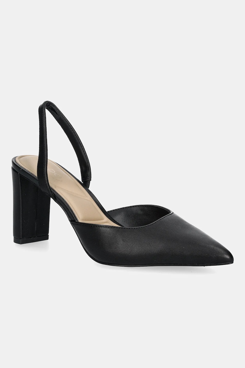 Aldo stilettos de piele OLAELDAN culoarea negru, 13967782