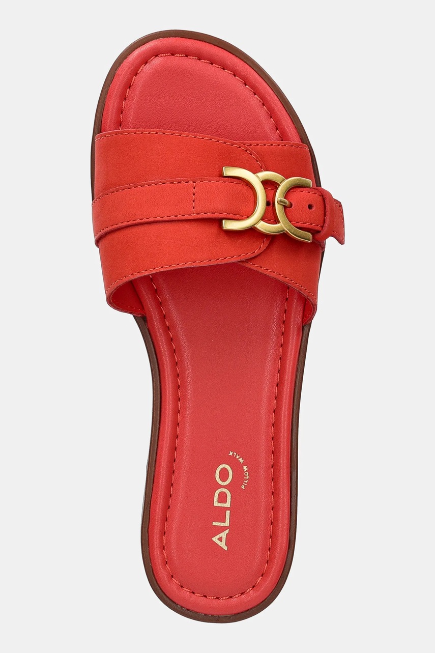 Nubuck παντόφλες Aldo DALLAEDAR χρώμα: πορτοκαλί, 13967688 φωτογραφία