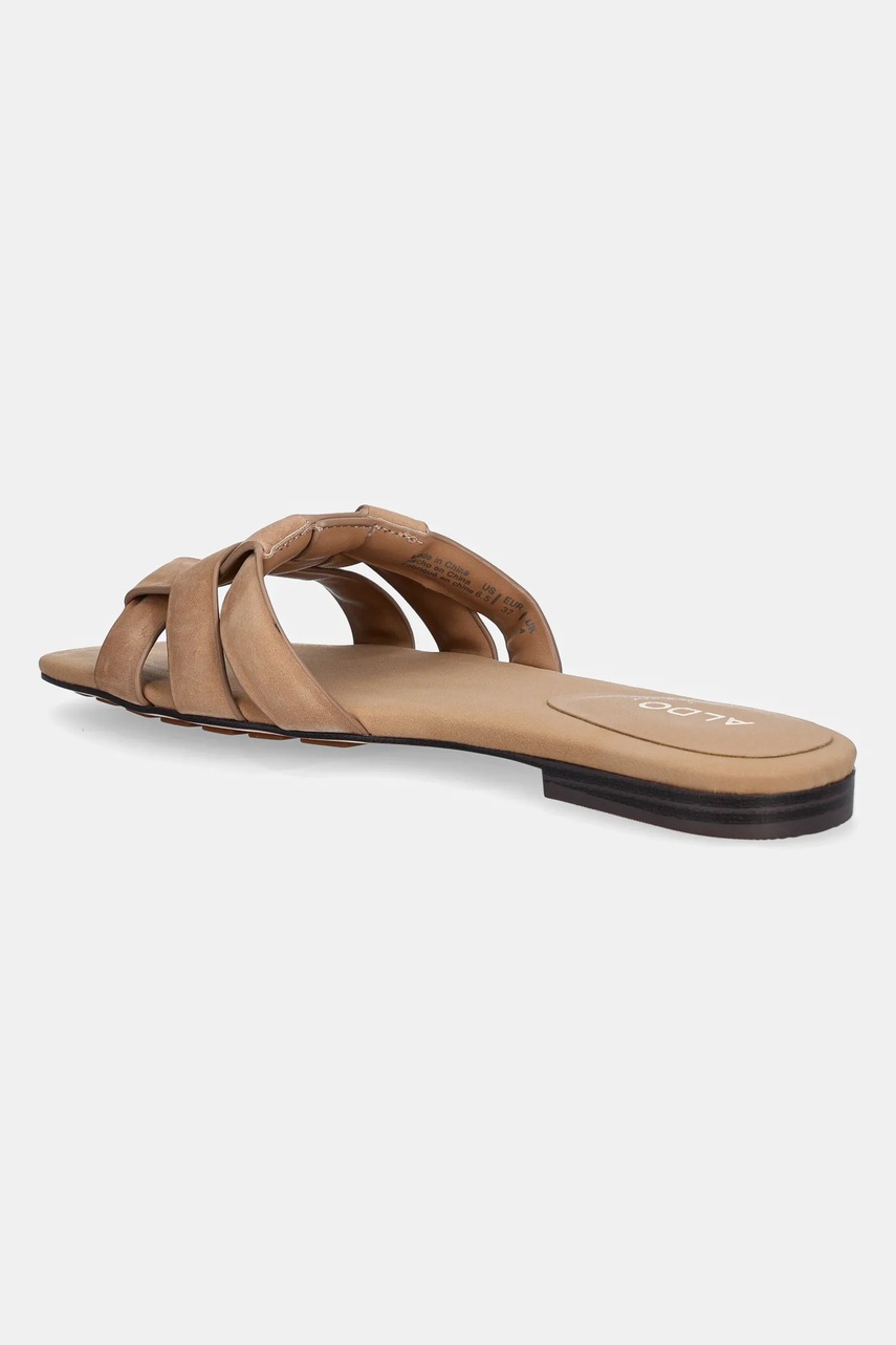 Nubuck παντόφλες Aldo GOTOSANDAL χρώμα: καφέ, 13966707 φωτογραφία