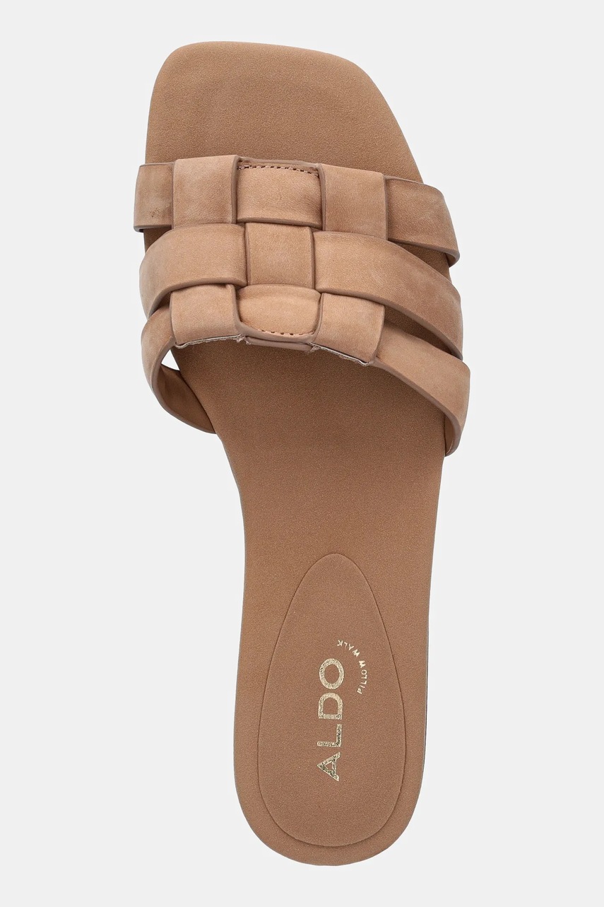 Nubuck παντόφλες Aldo GOTOSANDAL χρώμα: καφέ, 13966707 φωτογραφία