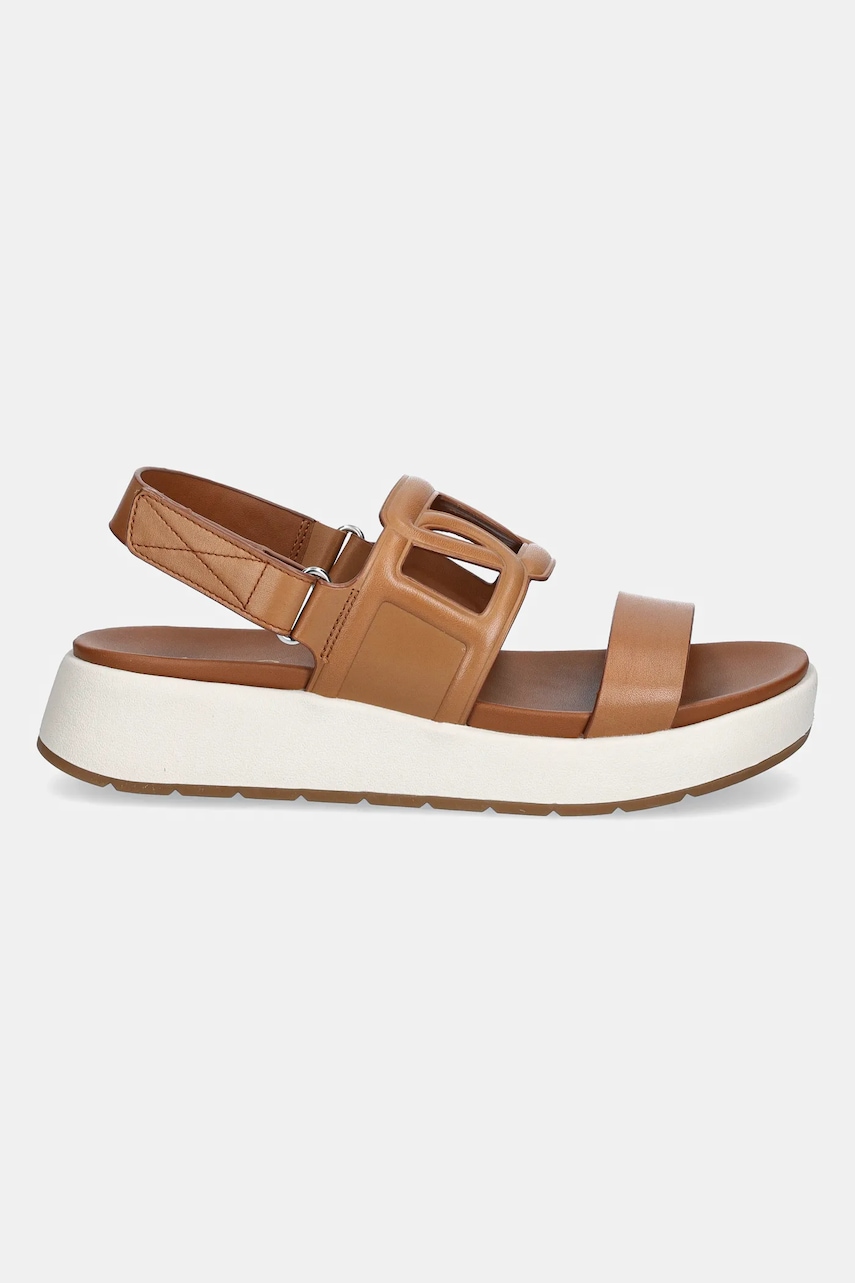 Кожаные сандалии Aldo ONUVIA женские цвет коричневый на платформе 13965197 Кожаные сандалии Aldo ONUVIA женские цвет коричневый на платформе 13965197