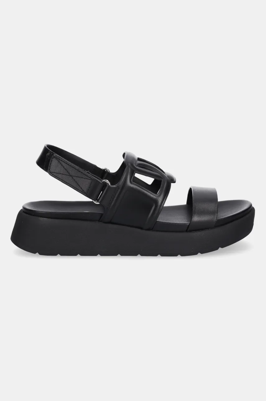 Кожаные сандалии Aldo ONUVIA женские цвет чёрный на платформе 13965198 Кожаные сандалии Aldo ONUVIA женские цвет чёрный на платформе 13965198