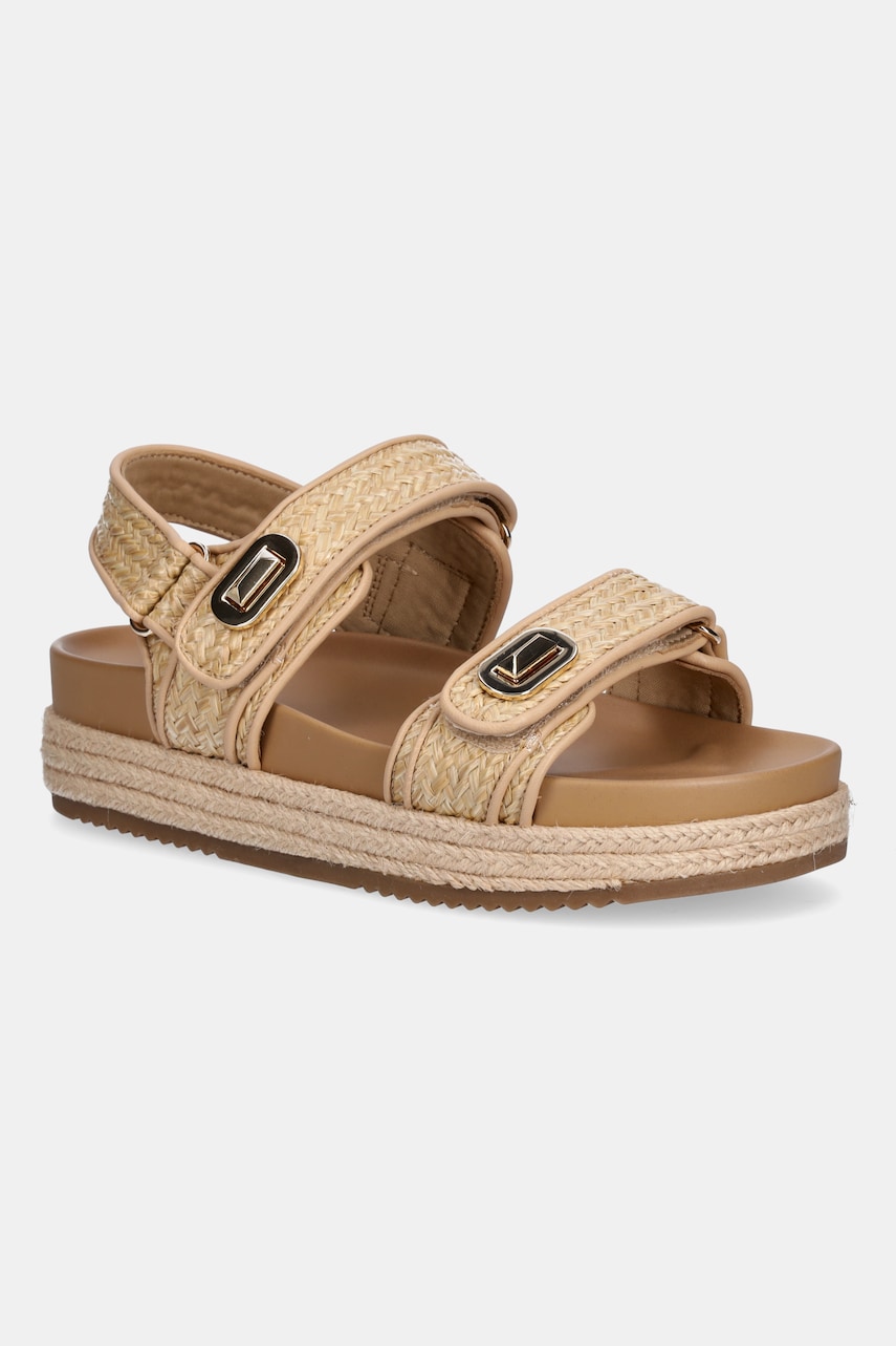 Aldo sandale SUNHAVEN femei, culoarea bej, cu platforma, 13902557
