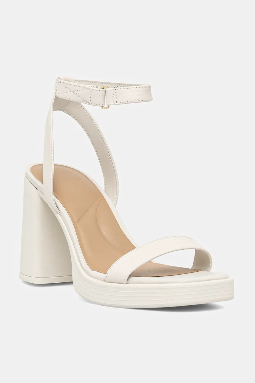 Aldo sandale de piele BERADE culoarea bej, 13968083