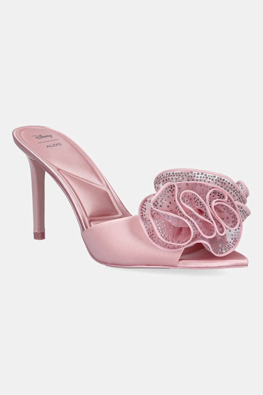 Aldo papuci AURORAMULE culoarea roz, cu toc cui, 14008300