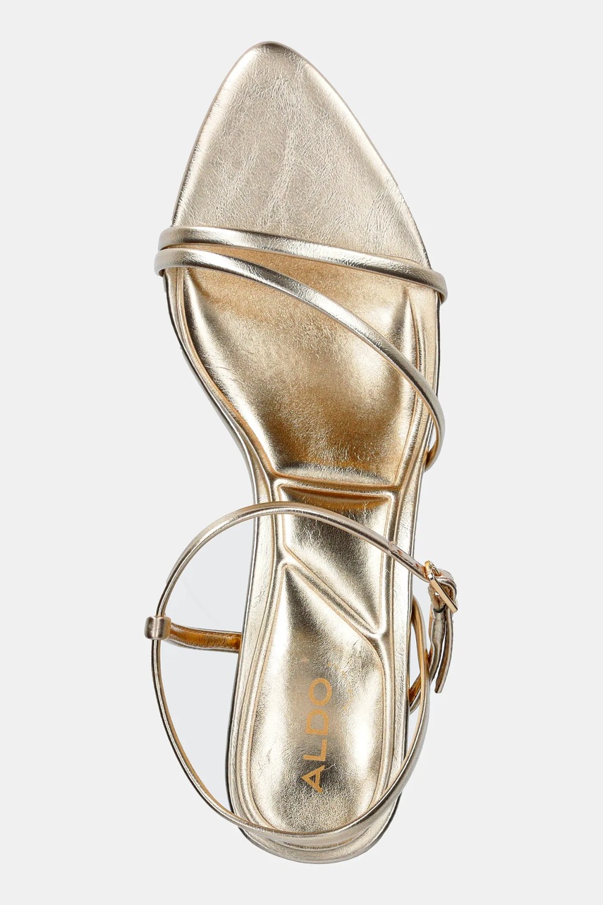 Πέδιλα Aldo ELIANNA χρώμα: χρυσαφί, 13985151 φωτογραφία