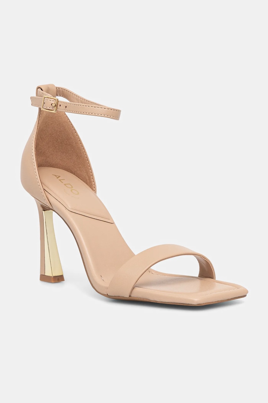 Aldo sandale de piele ROSALI culoarea bej, 13728095