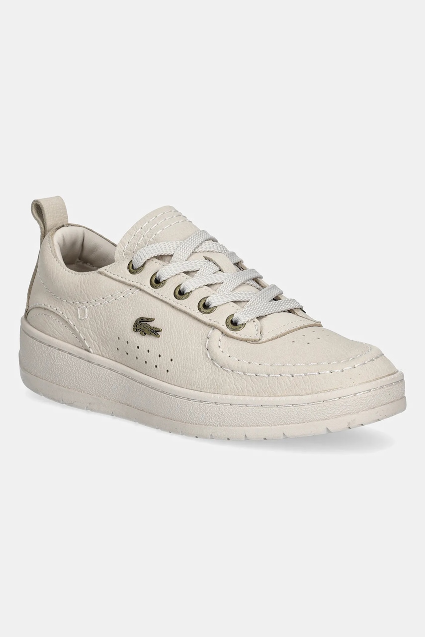 Lacoste pantofi UMPIRE femei, culoarea bej, 49CFA0001