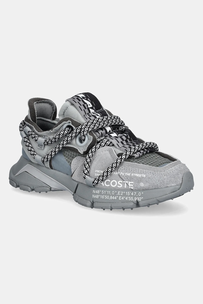 Lacoste sneakers L003 ACTIVE RUNWAY femei, culoarea gri, 49SFA0014
