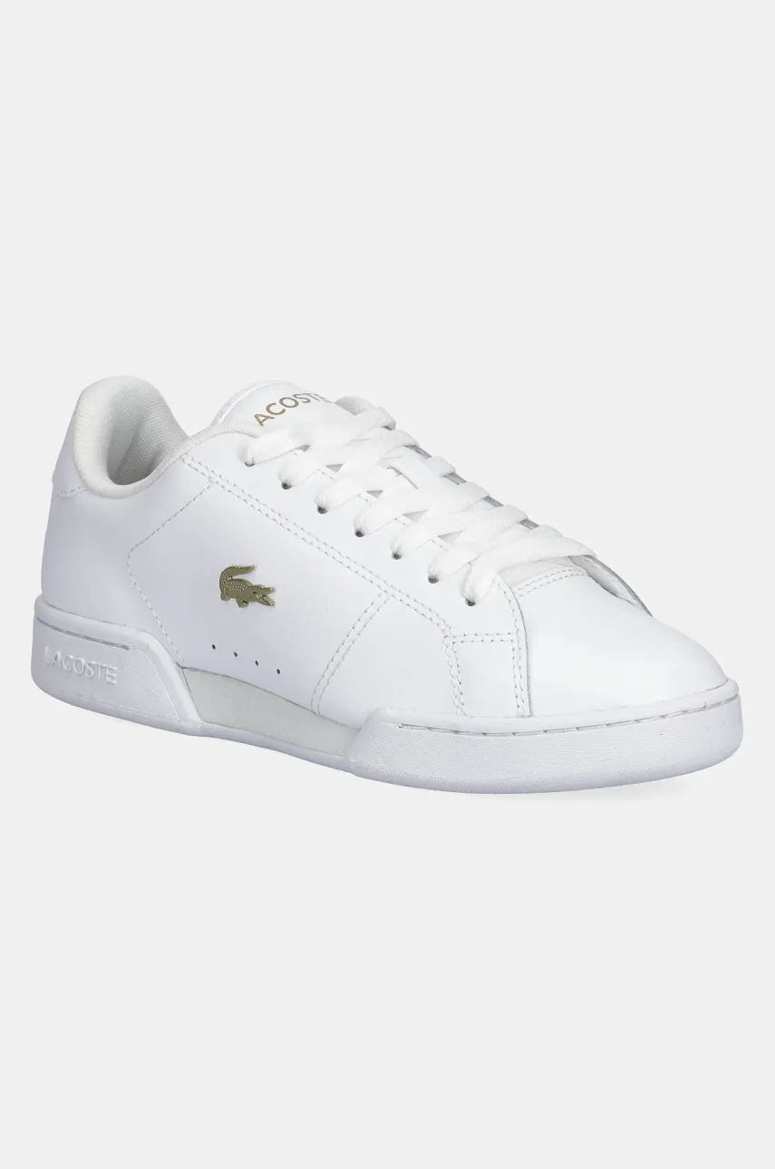 Lacoste sneakers din piele CARNABY CUP femei, culoarea alb, 49SFA0115