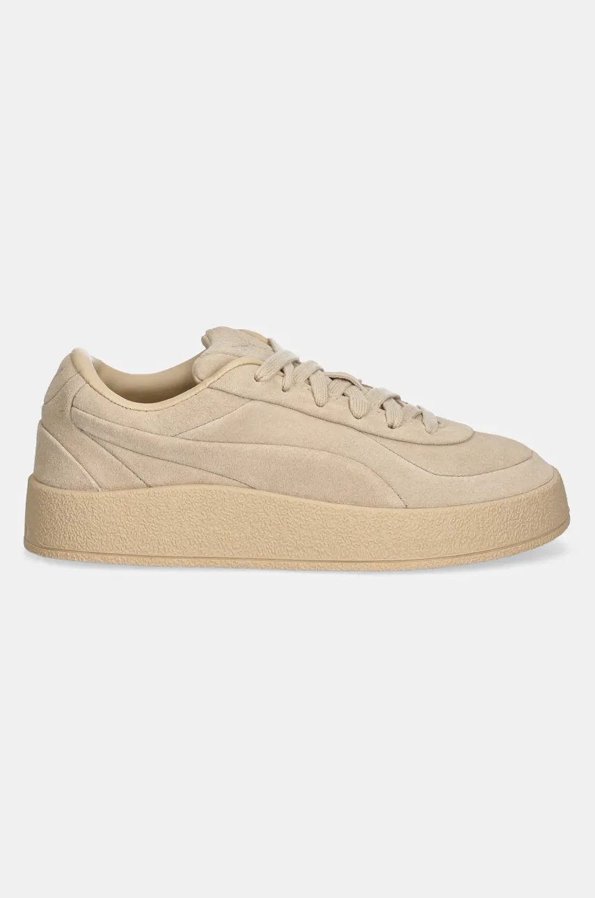 Замшевые кроссовки Puma CA Luxe Elevated женские цвет бежевый 401356 Замшевые кроссовки Puma CA Luxe Elevated женские цвет бежевый 401356