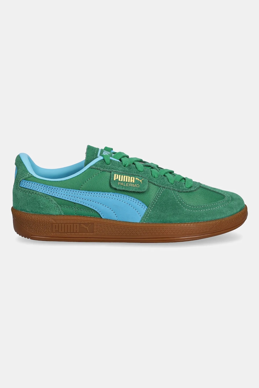 Кроссовки Puma Palermo Vintage Update женские цвет зелёный 401364 Кроссовки Puma Palermo Vintage Update женские цвет зелёный 401364