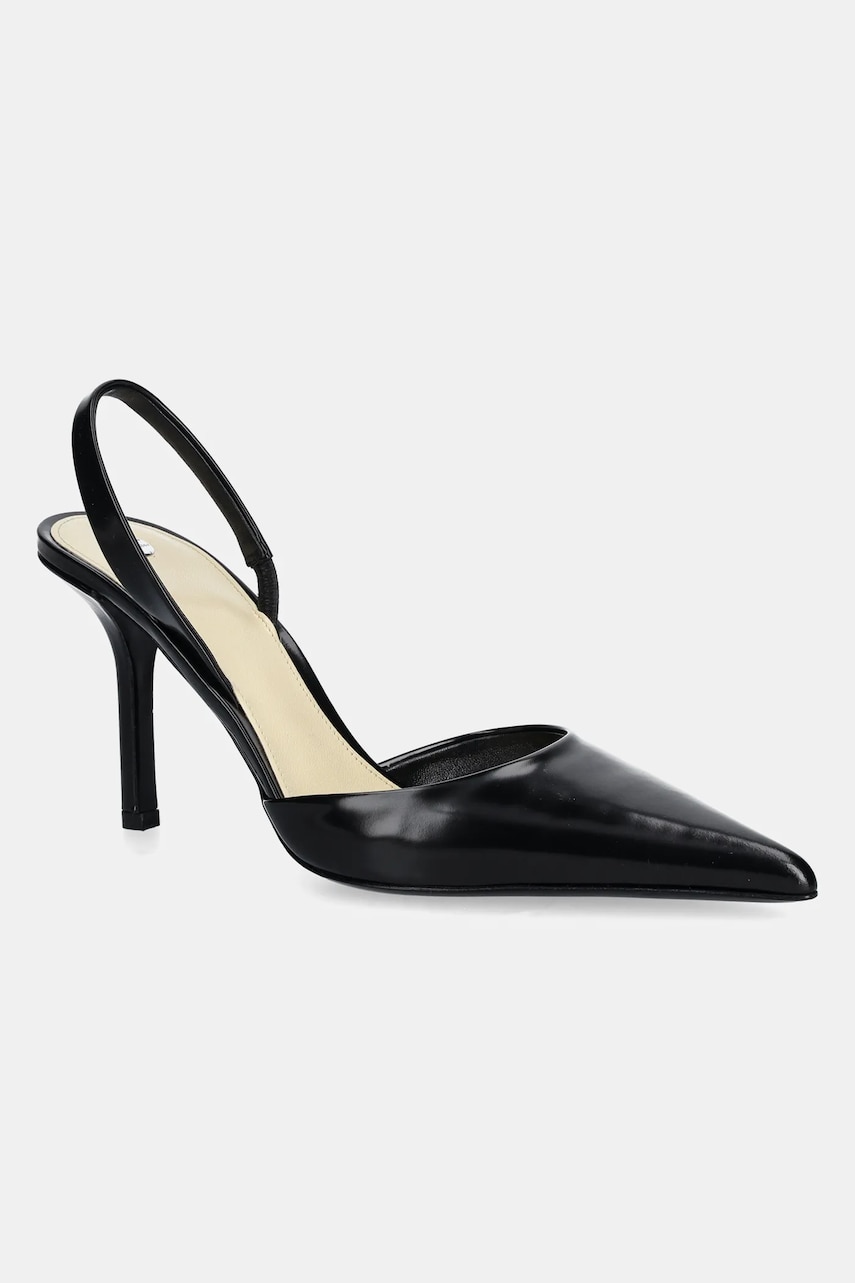 Proenza Schouler stilettos de piele Slash culoarea negru, SH251001 Proenza Schouler stilettos de piele Slash culoarea negru, SH251001