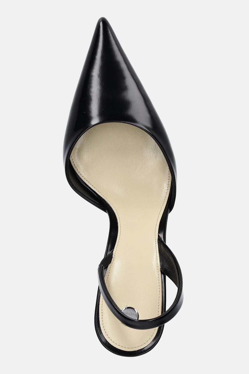 Δερμάτινες γόβες Proenza Schouler Slash χρώμα: μαύρο, SH251001 φωτογραφία