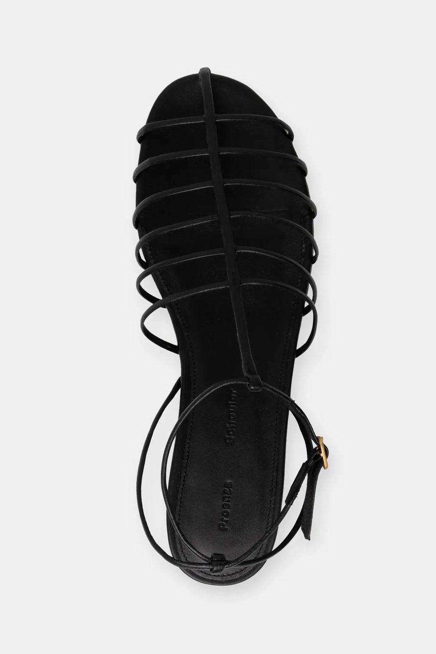 Σανδάλια Proenza Schouler Tee χρώμα: μαύρο, SH251004 φωτογραφία