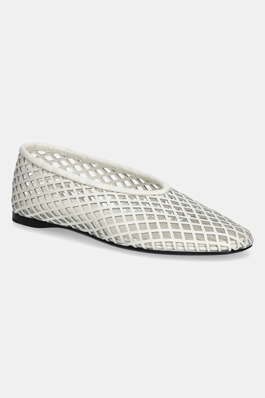 Proenza Schouler balerini de piele Tee culoarea bej, SH251015A Proenza Schouler balerini de piele Tee culoarea bej, SH251015A