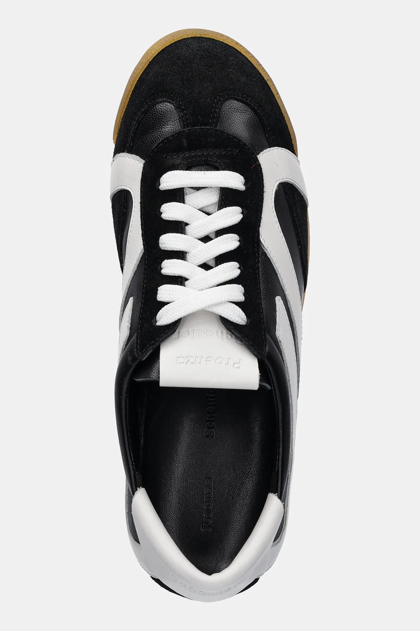 Δερμάτινα αθλητικά παπούτσια Proenza Schouler Track χρώμα: μαύρο, SH251032 φωτογραφία
