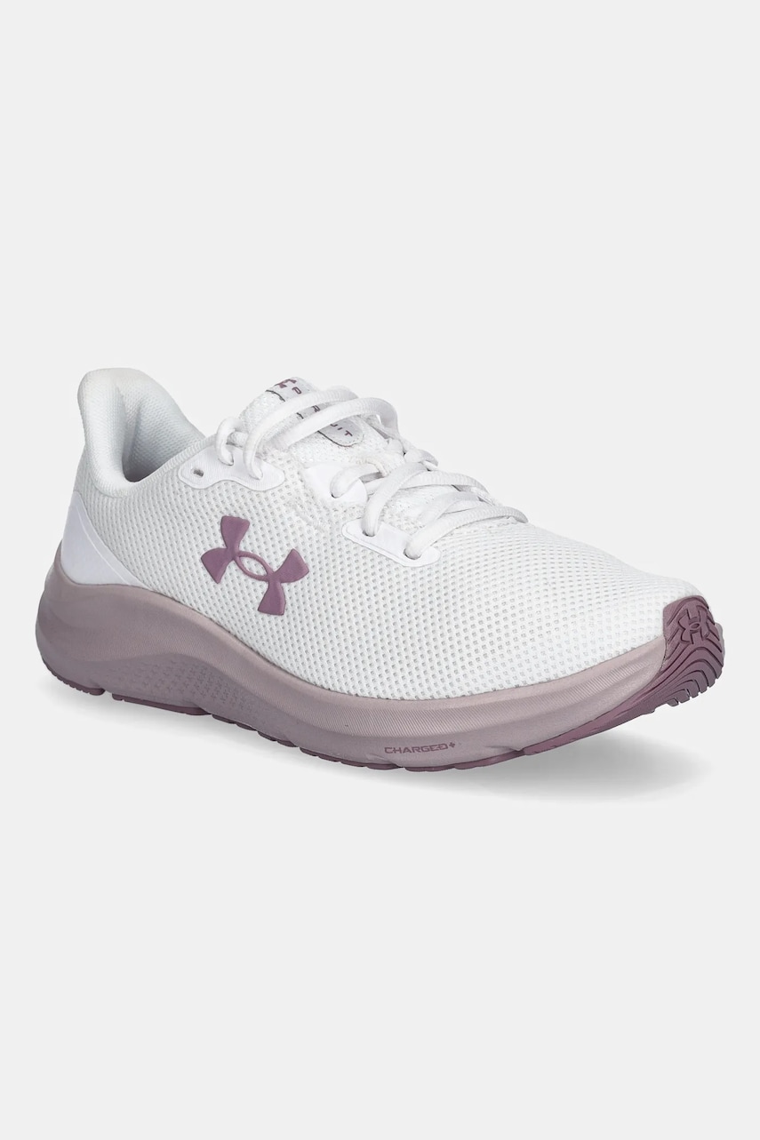 Under Armour pantofi de alergat Charged Pursuit 4 culoarea alb, 3028261