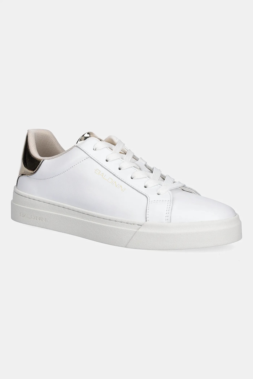 Baldinini sneakers din piele culoarea alb, D5E800T1VISP Baldinini sneakers din piele culoarea alb, D5E800T1VISP