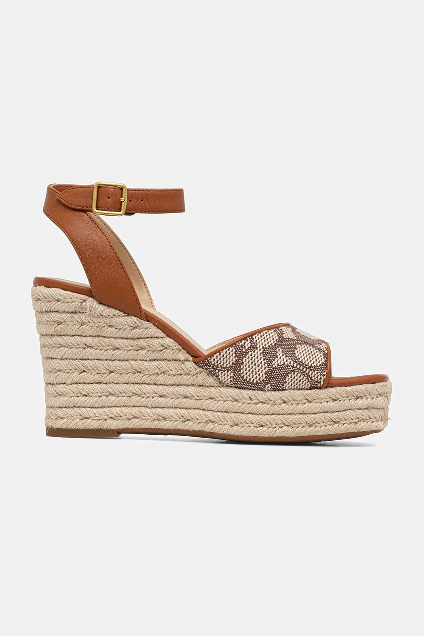 Сандалии Coach Signature цвет коричневый CAS80