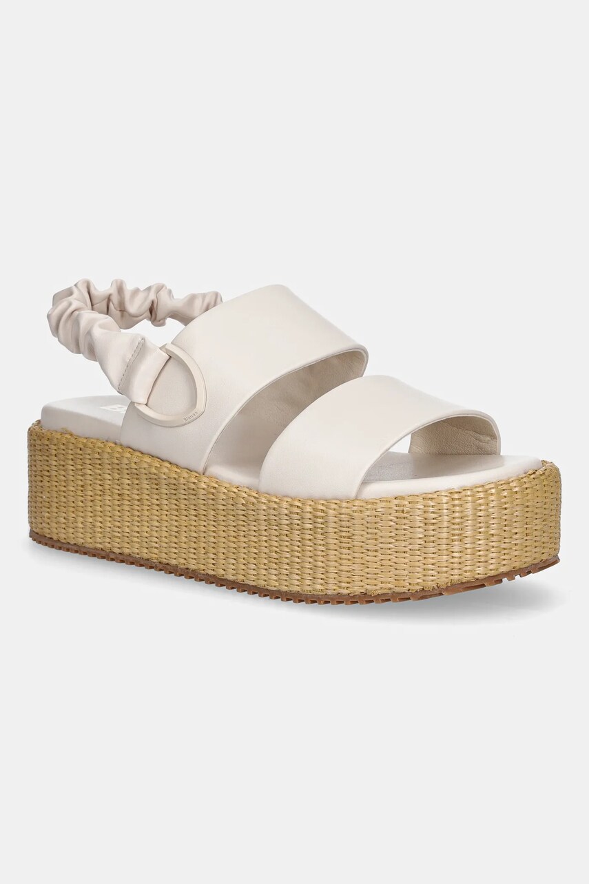 Blauer sandale OPAL culoarea bej, cu platforma, S5OPAL04