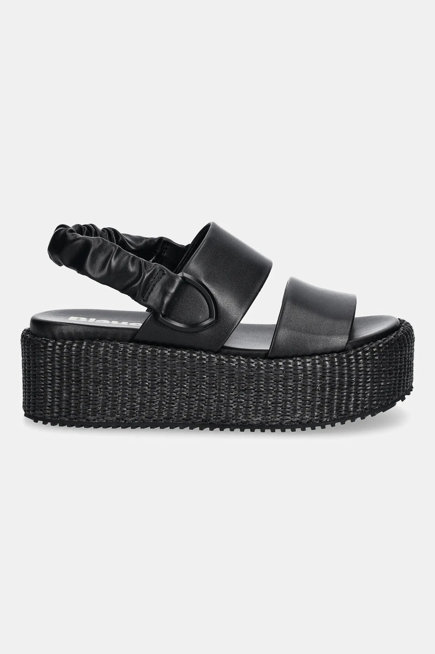 Сандалии Blauer OPAL цвет чёрный на платформе S5OPAL04