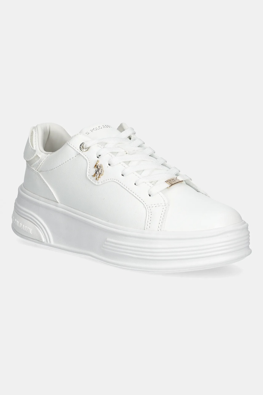 U.S. Polo Assn. sneakers ASUKA femei, culoarea alb, ASUKA008W/5Y1 U.S. Polo Assn. sneakers ASUKA femei, culoarea alb, ASUKA008W/5Y1