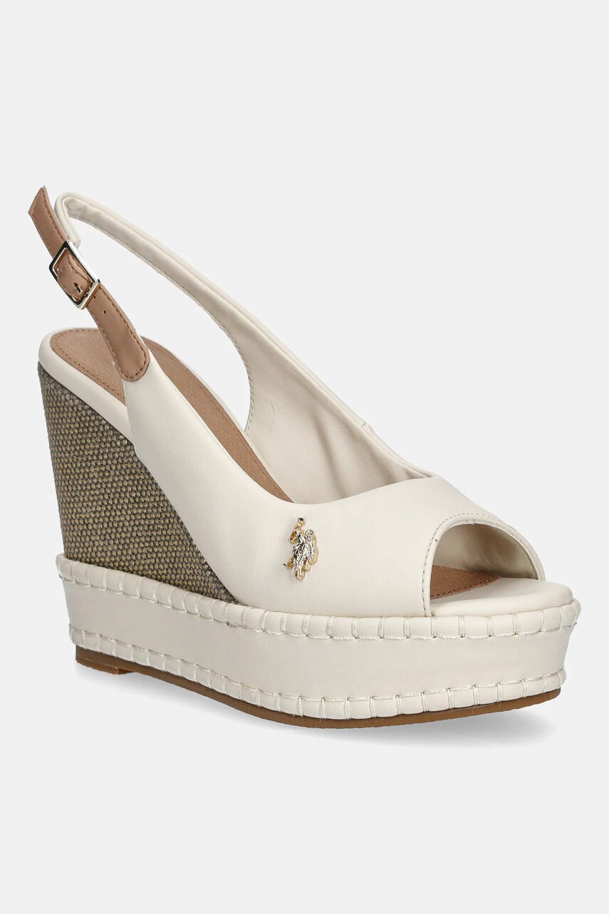 U.S. Polo Assn. sandale AYLIN culoarea bej, AYLIN026W/5Y1
