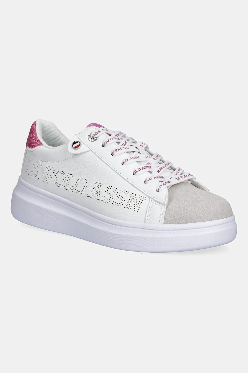 U.S. Polo Assn. sneakers CODY011W/5YH1 femei, culoarea alb, CODY U.S. Polo Assn. sneakers CODY011W/5YH1 femei, culoarea alb, CODY