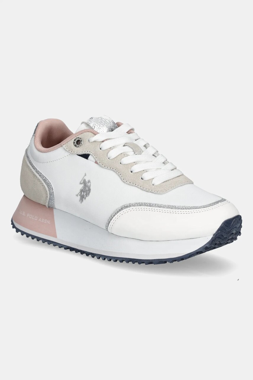 U.S. Polo Assn. Adidasi SACHA femei, culoarea alb, SACHA007W/5NS1