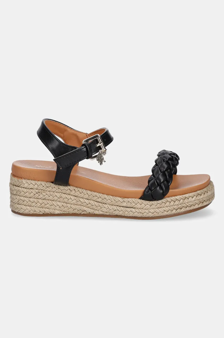 Сандалии U.S. Polo Assn. ASTRID женская цвет чёрный на платформе ASTRID001W/5Y1 Сандалии U.S. Polo Assn. ASTRID женская цвет чёрный на платформе ASTRID001W/5Y1