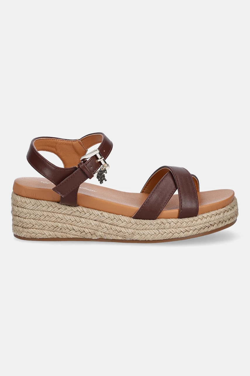 Сандалии U.S. Polo Assn. ASTRID002W/5Y1 ASTRID цвет коричневый ASTRID002W/5Y1 Сандалии U.S. Polo Assn. ASTRID002W/5Y1 ASTRID цвет коричневый ASTRID002W/5Y1