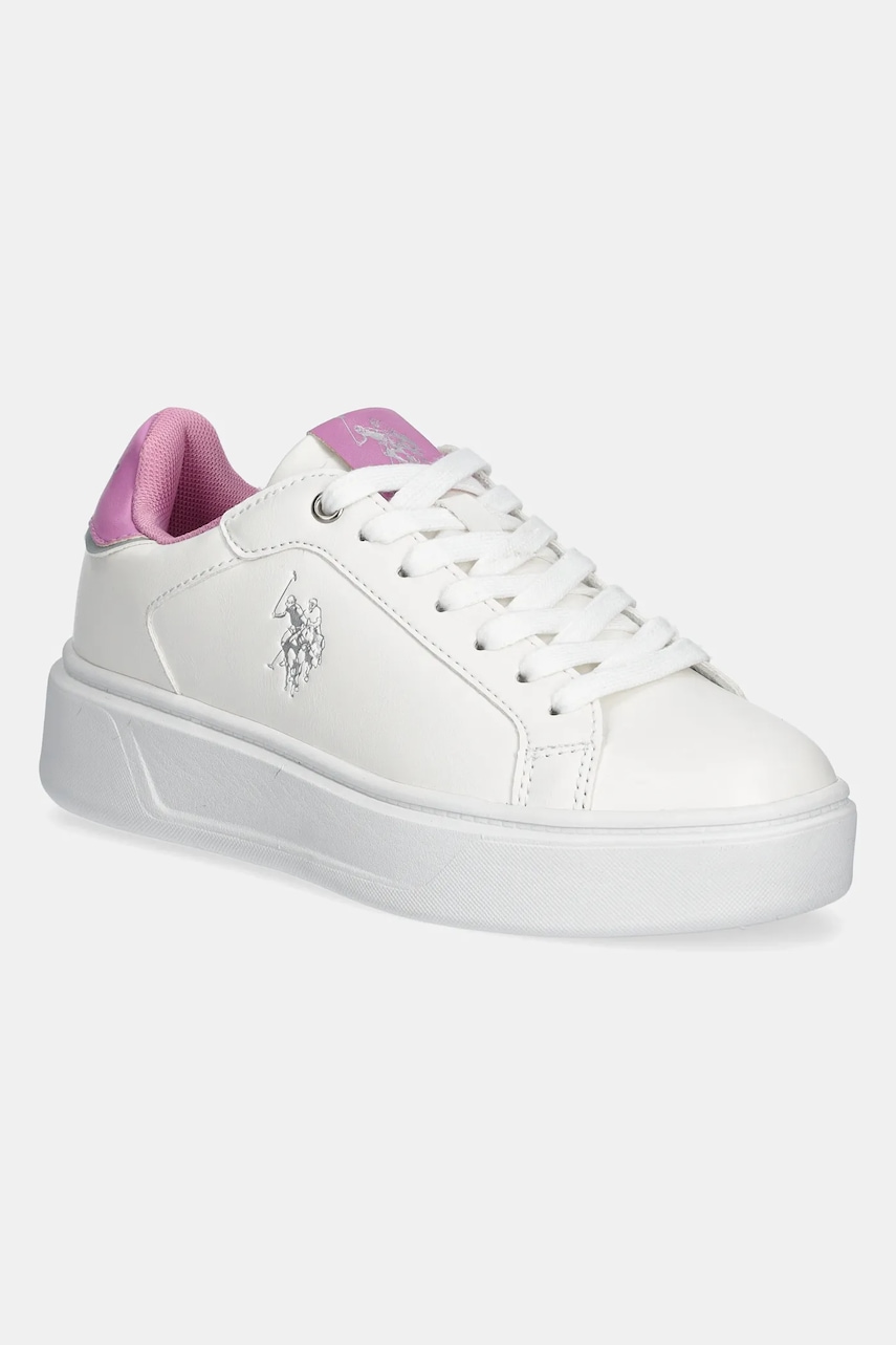 U.S. Polo Assn. sneakers YVONNE femei, culoarea alb YVONNE001W/5Y2