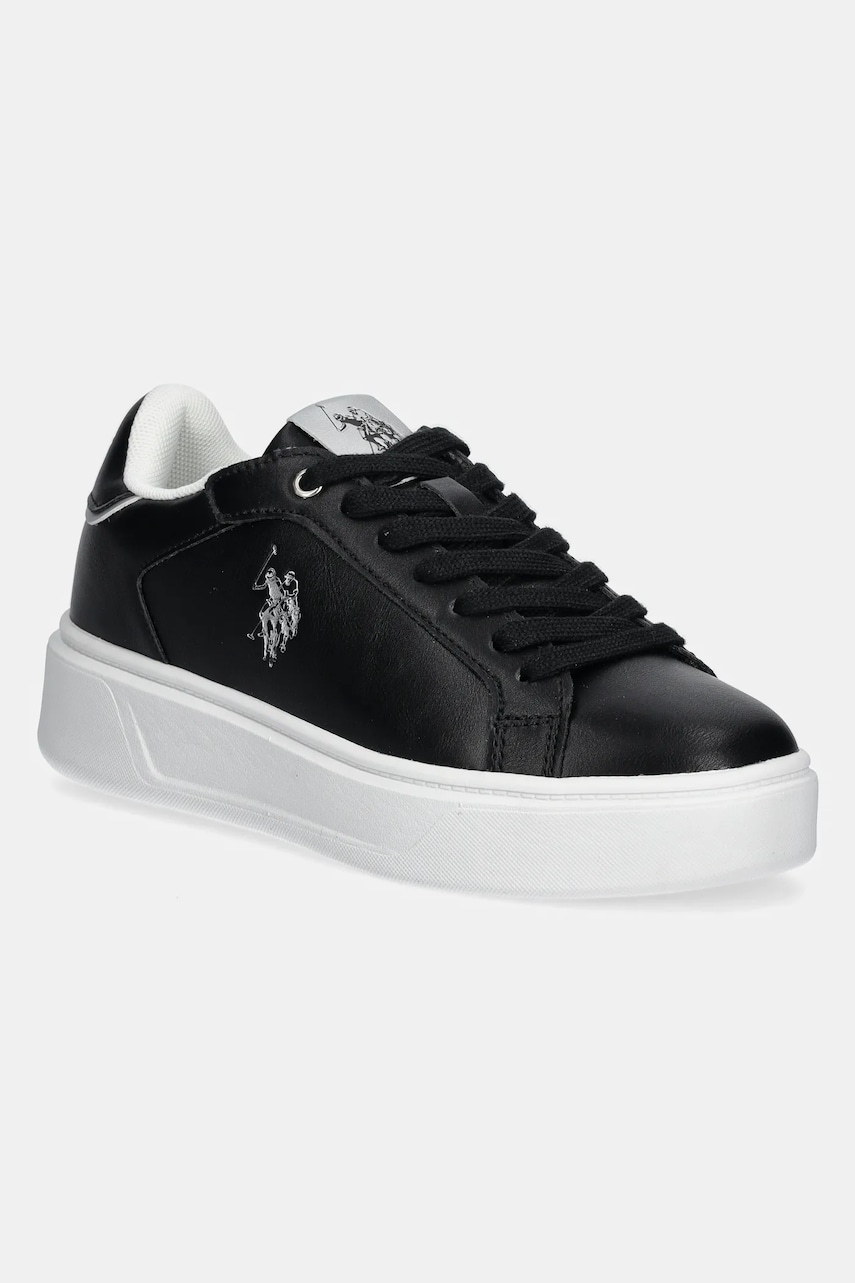 U.S. Polo Assn. Adidasi YVONNE femei, culoarea negru YVONNE001W/5Y2