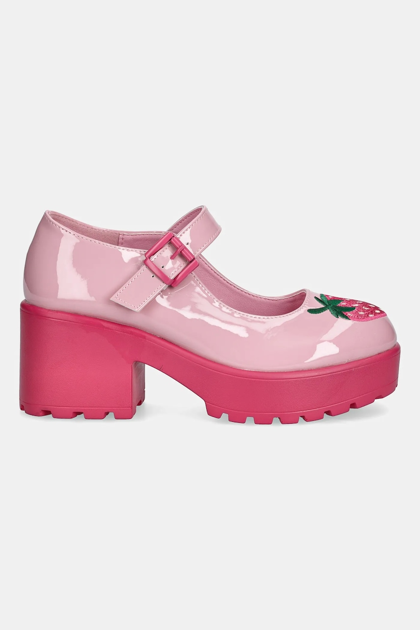 Туфли Koi Footwear Tira Mary Janes ‘Strawberry Cheesecake Edition’ цвет розовый каблук кирпичик ND109 Туфли Koi Footwear Tira Mary Janes ‘Strawberry Cheesecake Edition’ цвет розовый каблук кирпичик ND109
