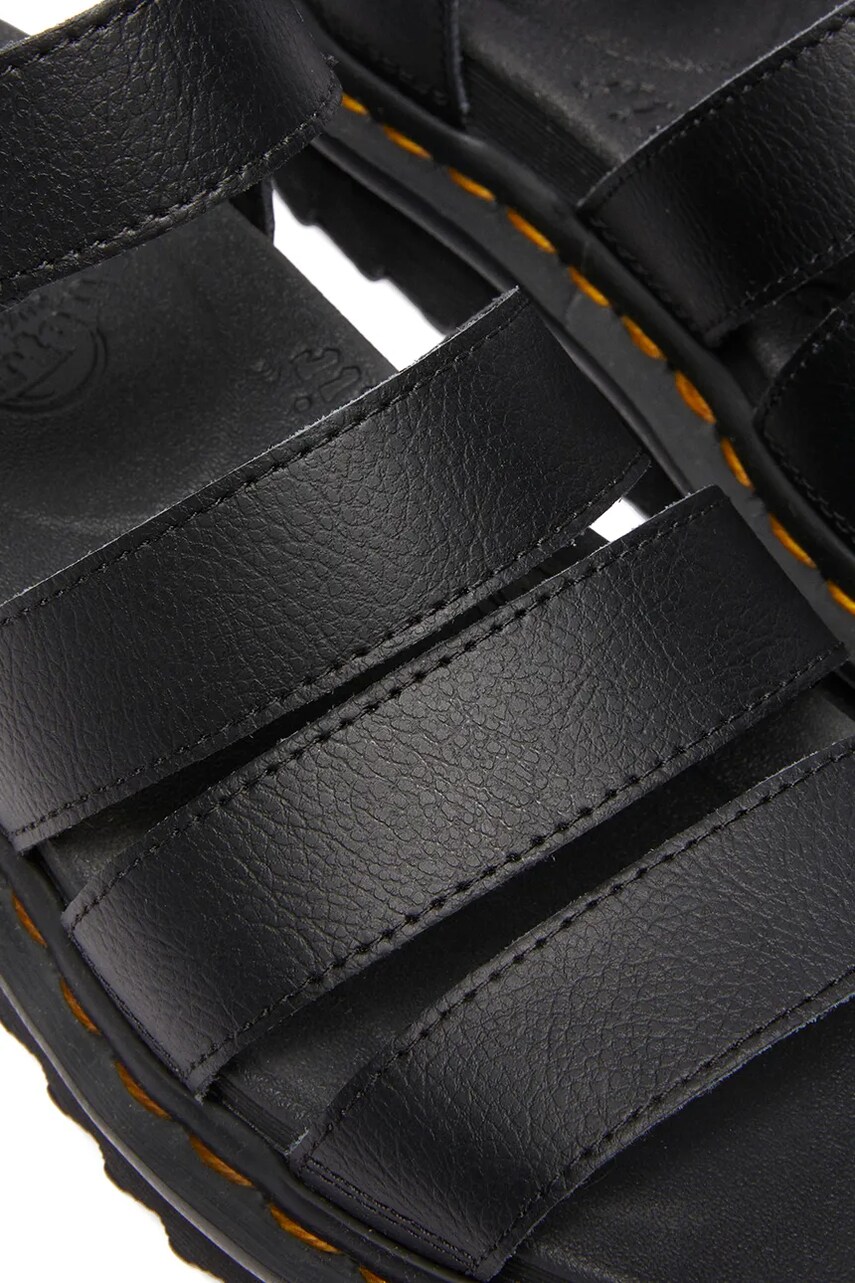 Dr. Martens bőr szandál Blaire fekete, női, platformos, DM31520001 termék 2. képe