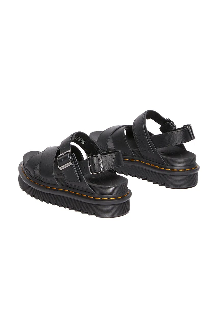 Dr. Martens bőr szandál Voss II fekete, női, platformos, DM31558001 termék 2. képe