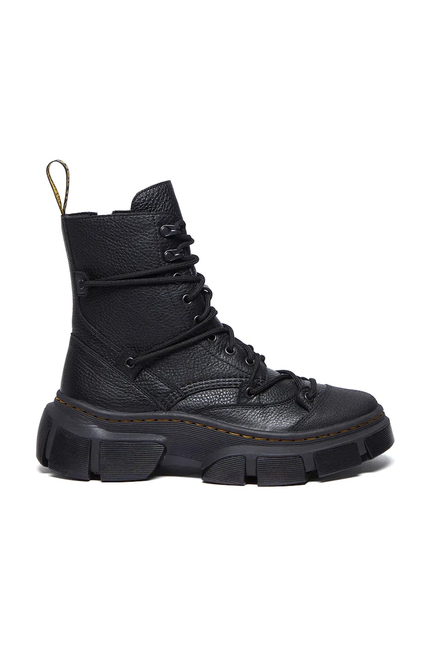 Dr. Martens cizme de piele DMXL culoarea negru, cu platforma, DM41646001