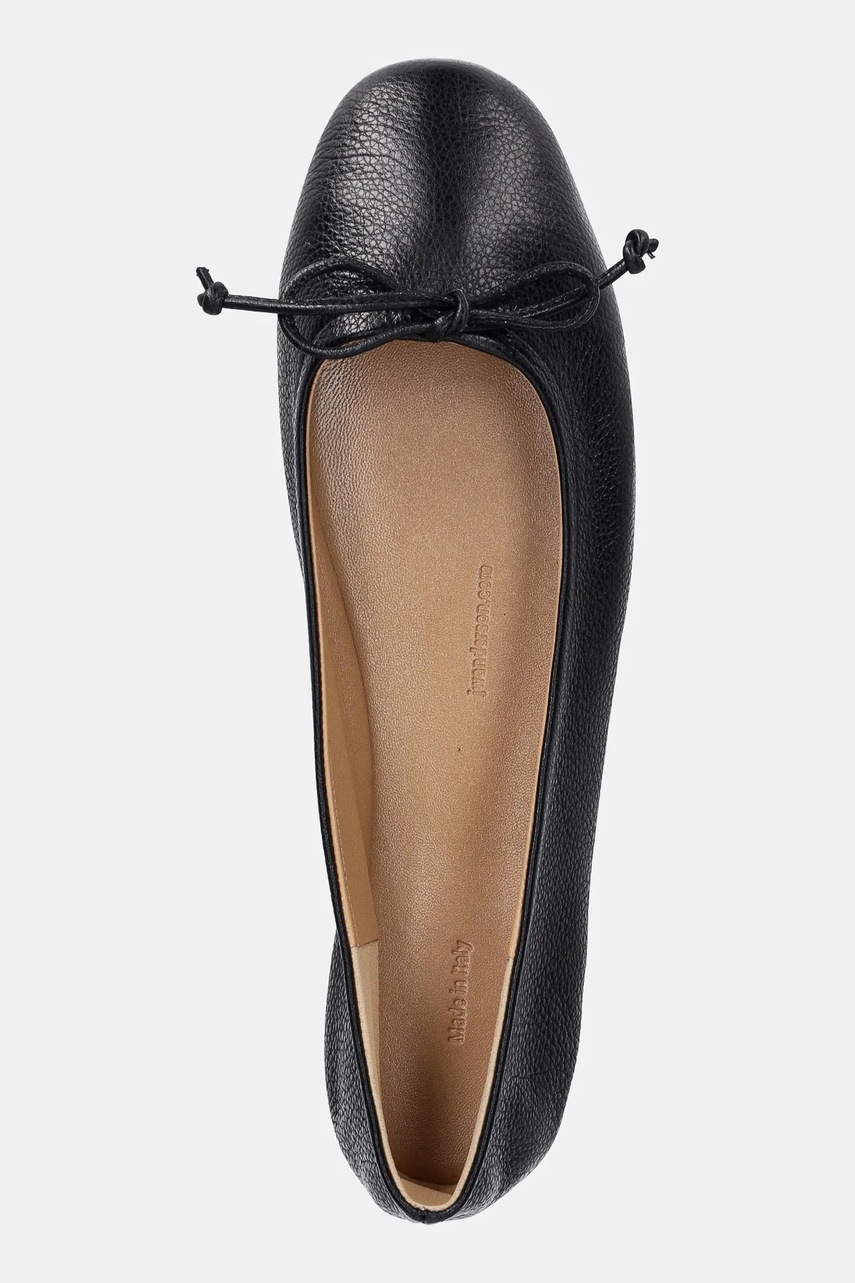 Δερμάτινες μπαλαρίνες JW Anderson χρώμα: μαύρο, BL0031 LA0323 999 φωτογραφία