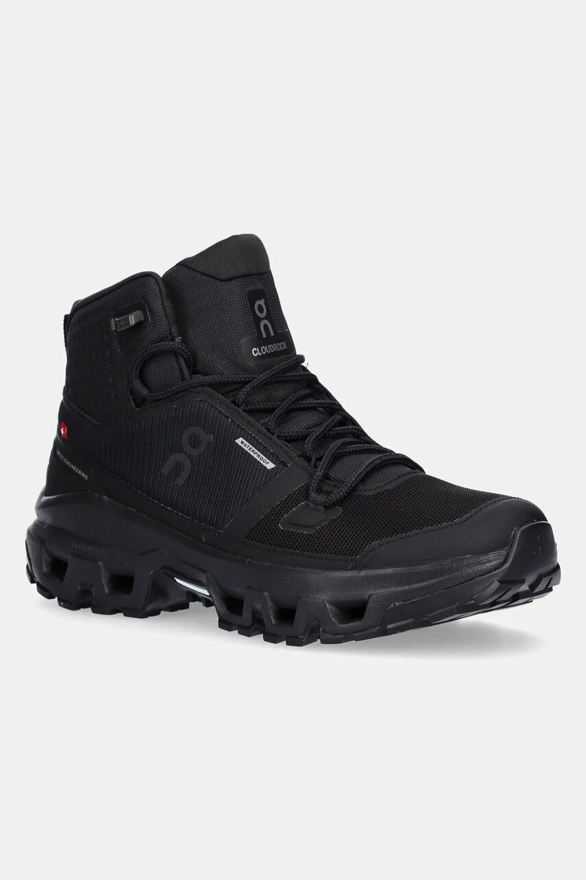 ON running Adidasi Cloudrock Mid Wp femei, culoarea negru, 3WF10131043