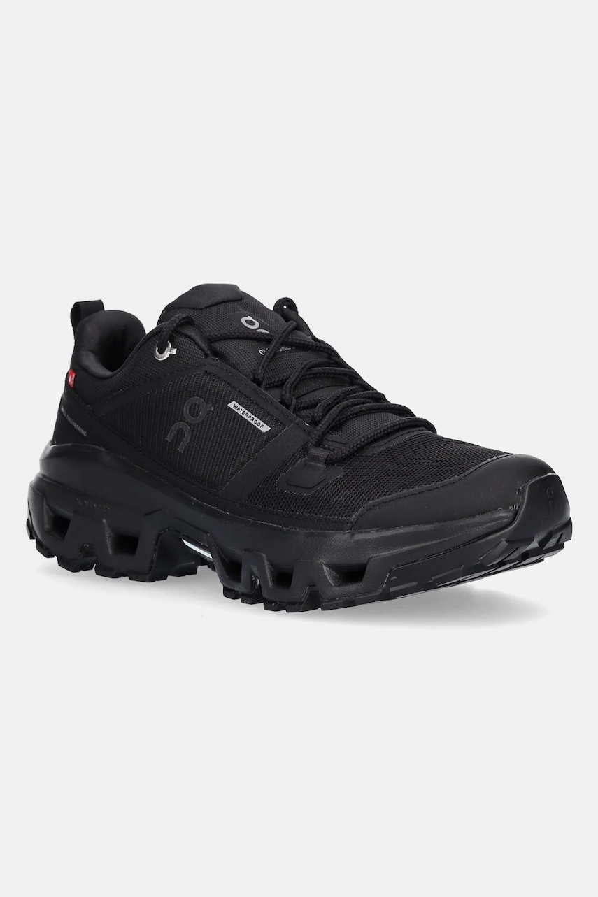 ON running sneakers Cloudrock Low Wp femei, culoarea negru, 3WF10141043