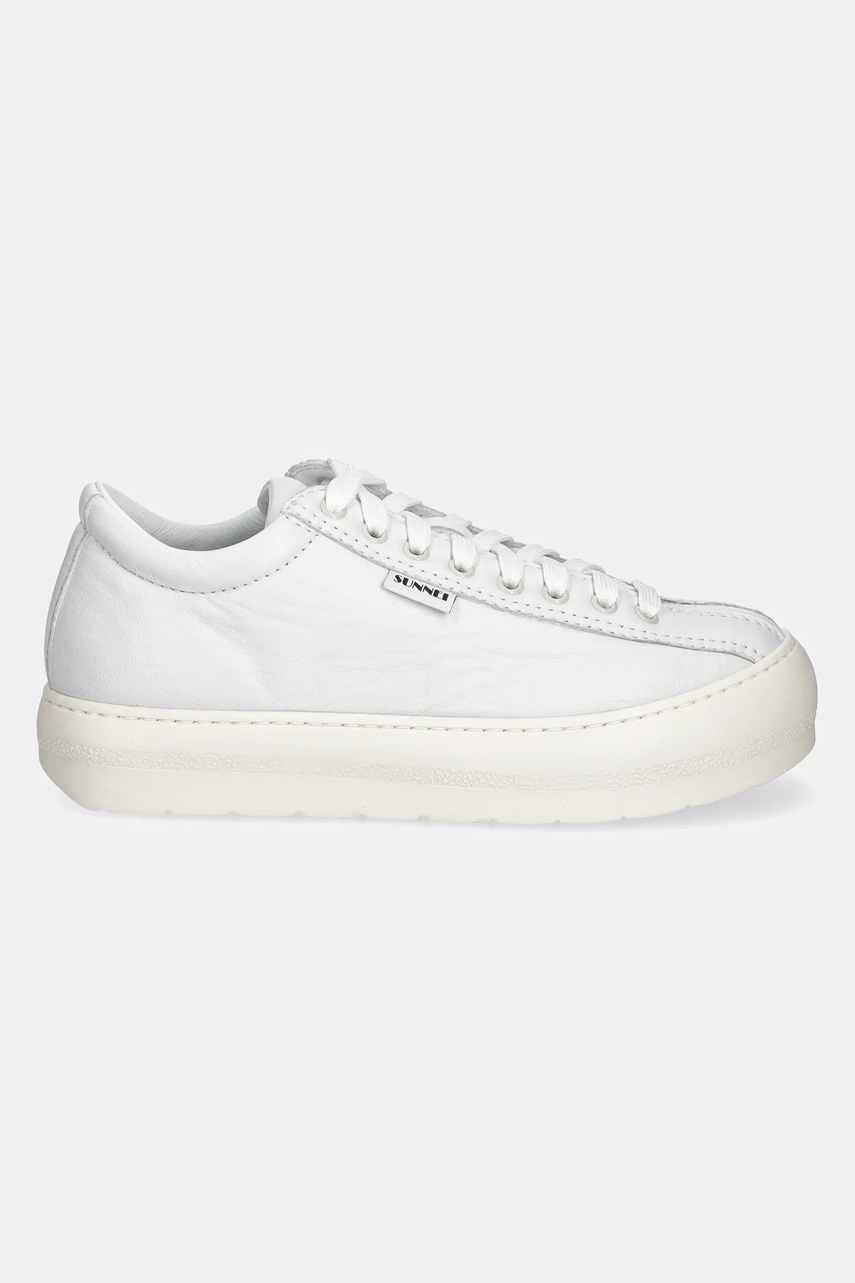 Δερμάτινα αθλητικά παπούτσια Sunnei DREAMY BOWLING χρώμα: άσπρο, SHOXSNK004 φωτογραφία